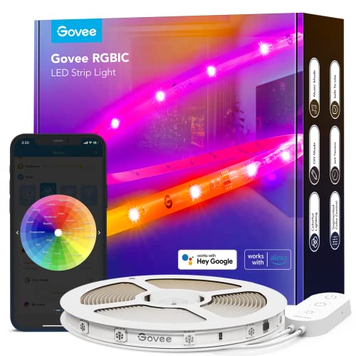 RGBIC Pro Smart LED Strip Lights, Works with Alexa/Google