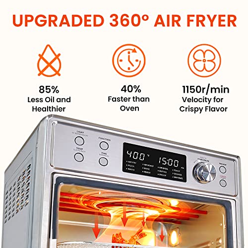 COMFEE' 12-in-1 Air Fryer Toaster Oven Combo