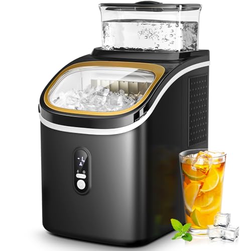 Kismile Portable Ice Maker Machine: 33Lbs/Day, 16Pcs/5Mins
