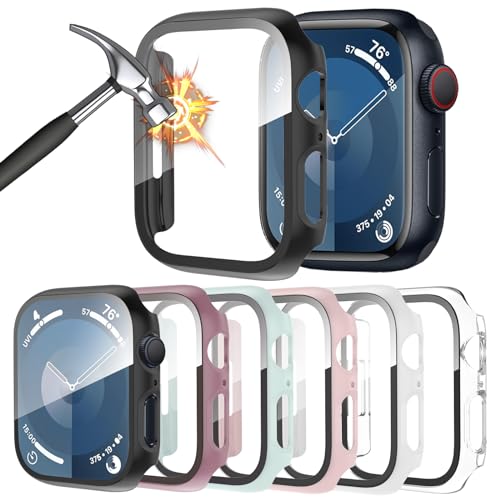 6 Pack Tempered Glass Screen Protector Apple Watch