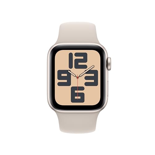 Apple Watch SE (2nd Gen) GPS 40mm Smartwatch - Starlight Aluminum & Sport Band