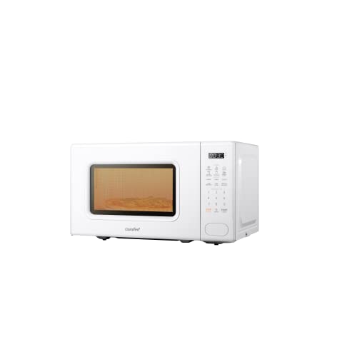Retro Microwave with Fast Cooking and 11 Power Levels