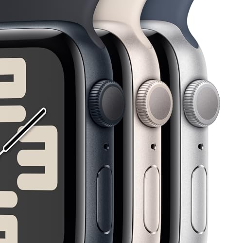 Apple Watch SE (2nd Gen) GPS 40mm Smartwatch - Starlight Aluminum & Sport Band
