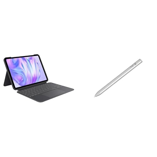 Logitech Combo Touch iPad Pro 11" Keyboard Case & Digital Pencil Silver