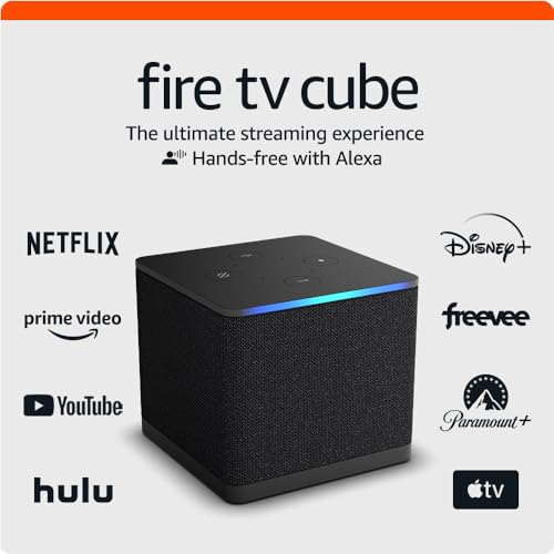 Fire TV Cube: Hands-free streaming with Alexa, Wi-Fi, 4K