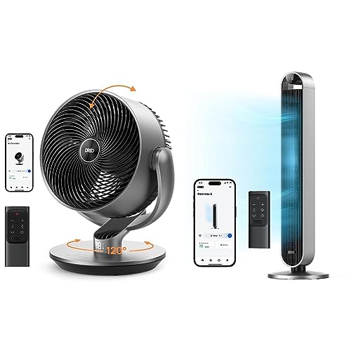 Dreo Smart Fans for Bedroom, Tower Fan, Quiet