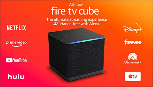 Fire TV Cube: Hands-free streaming with Alexa, Wi-Fi, 4K