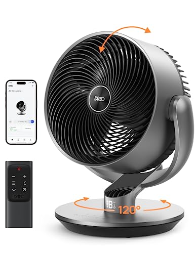 Dreo Smart Fans for Bedroom, Tower Fan, Quiet