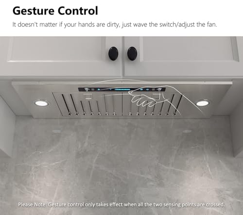 30" IKTCH Range Hood 900 CFM Stainless Steel