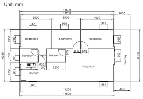 Tiny House with 3 Bedrooms, Container, Luxury