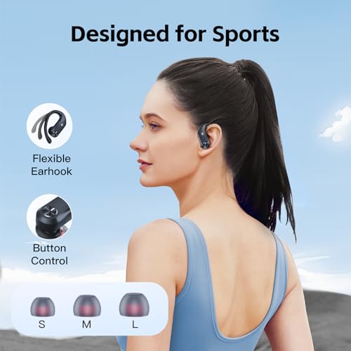 Wireless Bluetooth Earbuds with 80Hrs Playback & IPX7