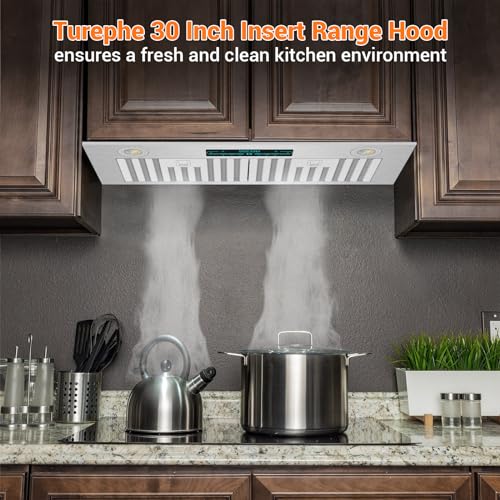 30" Insert Range Hood, 850 CFM Stainless Steel