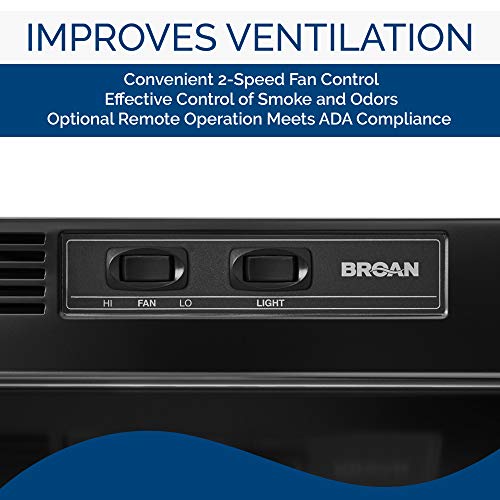 Broan-NuTone Ductless Range Hood Insert with Light