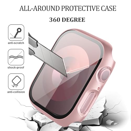 6-Pack Apple Watch 40mm Case with Screen Protector