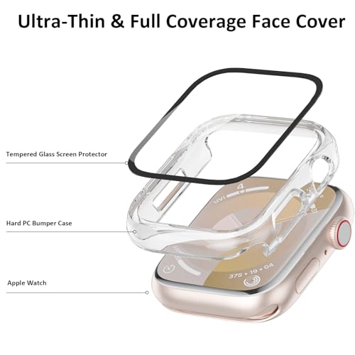 Apple Watch SE 2/6/5/4 Screen Protector Case 40mm