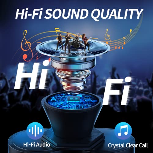 Wireless Ear Buds with LED Display, HiFi Stereo