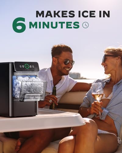Silonn Portable Ice Maker Machine - Stainless Steel