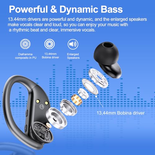 2024 Sport Bluetooth Earbuds with LED Display