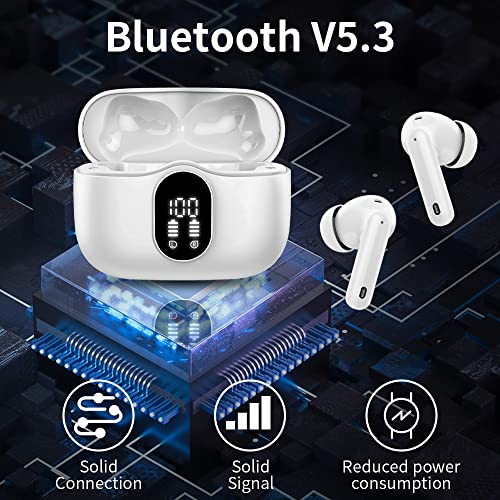 Wireless Bluetooth Earbuds with Noise Cancelling Mic IP7