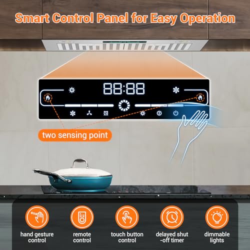 30" Insert Range Hood, 850 CFM Stainless Steel