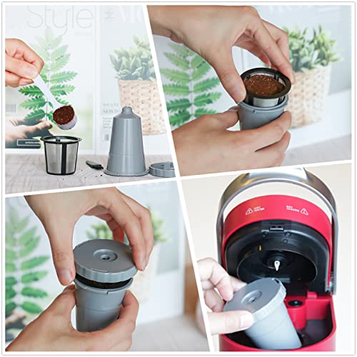 Eaykee Reusable k Cups Coffee Filters 3 Pack VIP Compatible Pods for Keurig Machines