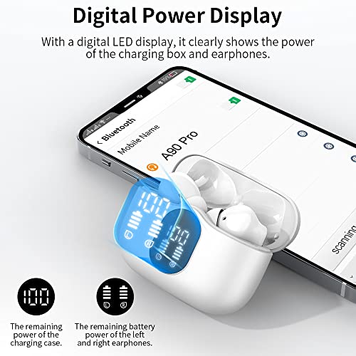 Wireless Bluetooth Earbuds with Noise Cancelling Mic IP7