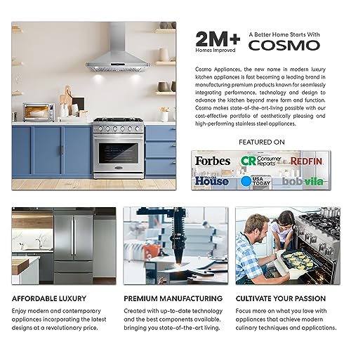 COSMO COS-30IRHP 30" Insert Range Hood VIP