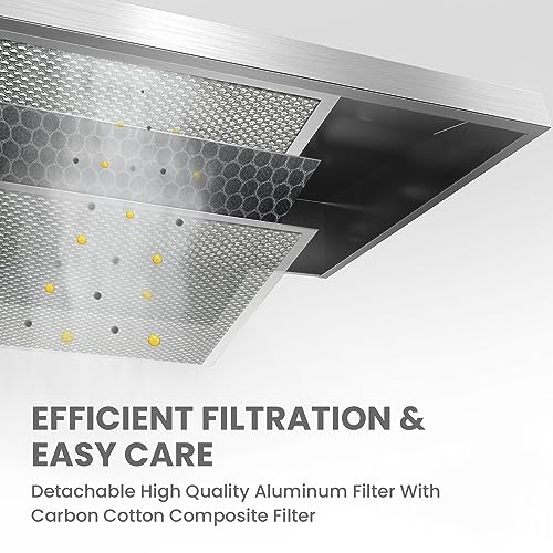 Comfee 30 Inch Range Hood Stainless Steel