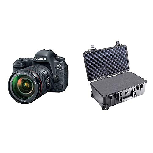 Canon EOS 6D Mark II Camera Bundle with Pelican Case
