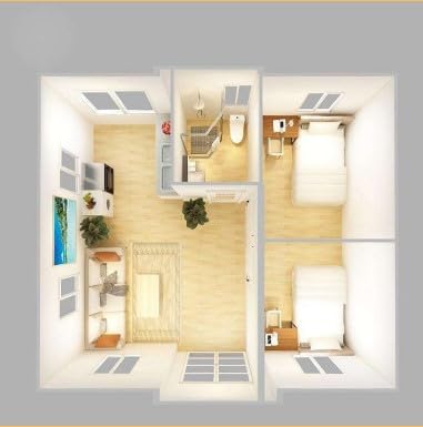 Luxurious 2 Bedroom Container Tiny Home with Fixtures