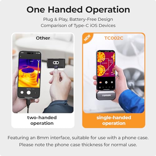 TOPDON TC002C Thermal Camera for iPhone 15 and iPads