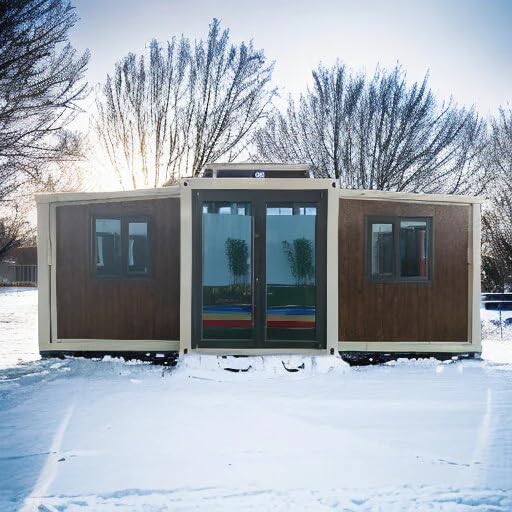 Eco-Friendly Prefab Tiny Home: Bedroom, Kitchen, Bath, Rooms