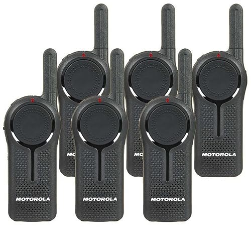 6 Pack Motorola DLR1060 Walkie Talkie Radios