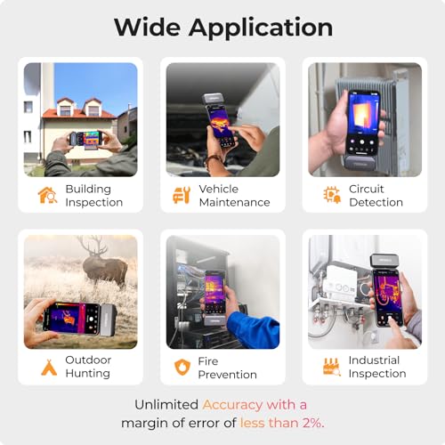 TOPDON TC002C Thermal Camera for iPhone 15 and iPads