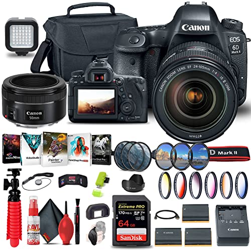 Canon EOS 6D Mark II Bundle + Accessories