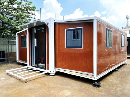 Eco-Friendly Prefab Tiny Home: Bedroom, Kitchen, Bath, Rooms