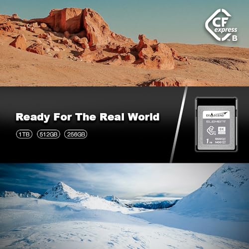 256GB / 512GB / 1TB Exascend CFexpress Card - 1,800MB/s