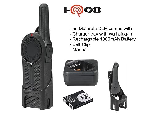 6 Pack Motorola DLR1060 Walkie Talkie Radios