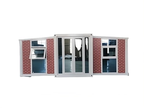 Portable 20ft Foldable Red Container Tiny House VIP