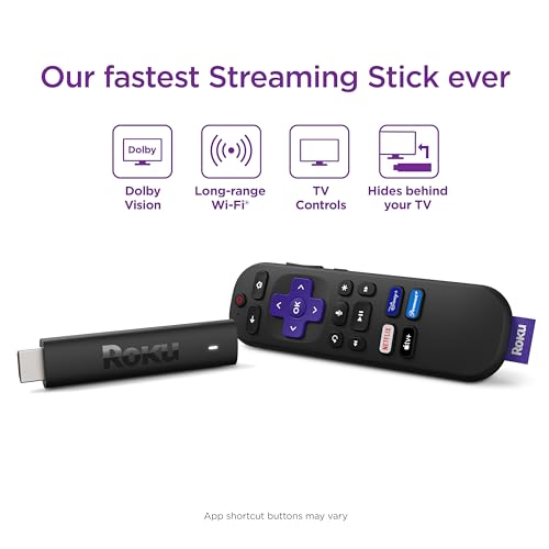 Roku Streaming Stick 4K | Device with Voice Remote