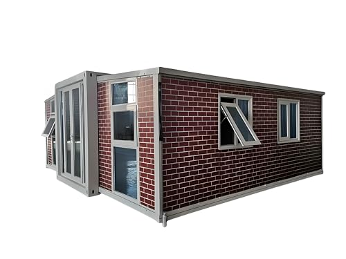 Portable 20ft Foldable Red Container Tiny House VIP