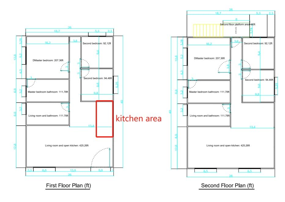 Luxury 2-Story Flat Pack Tiny Home Kit