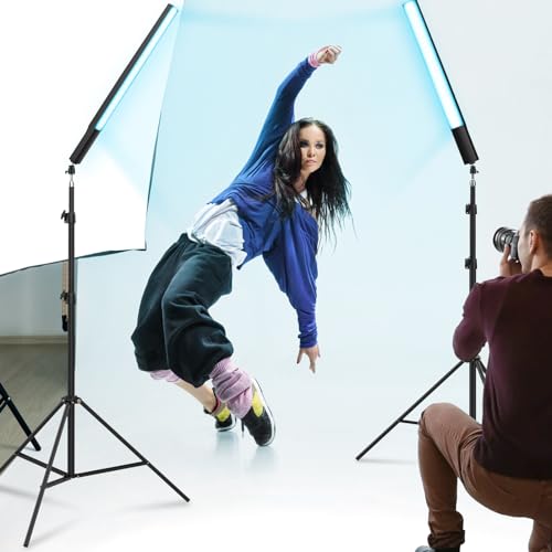 RGB LED Video Light Wand Stick Kits 2-Pack