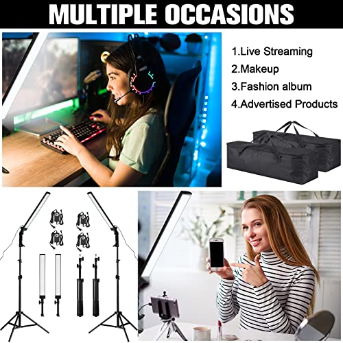 Xuhal LED Lighting Stick Kit with Adjustable Tripod