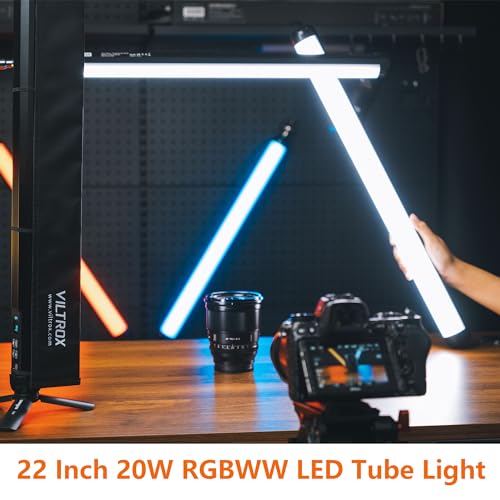 2 Pack RGB Light Stick Wand, Smartphone App 26 Lights Effect