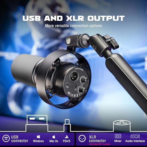FIFINE Dynamic Microphone and Arm Stand Set for VIP Smart Shopper