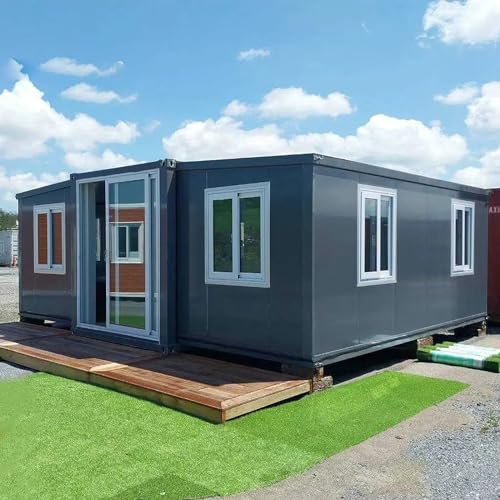 Portable Prefab Tiny Home with Restroom for Remote Workers