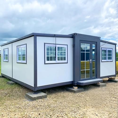 Portable Prefab Tiny Home with Restroom for Remote Workers