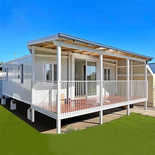 Portable Prefab Tiny Home with Restroom for Remote Workers