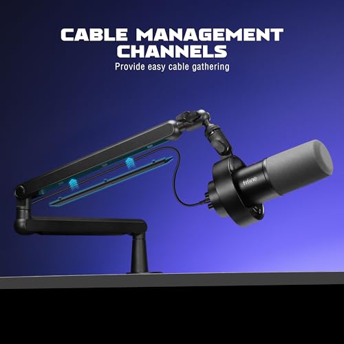 FIFINE Dynamic Microphone and Arm Stand Set for VIP Smart Shopper